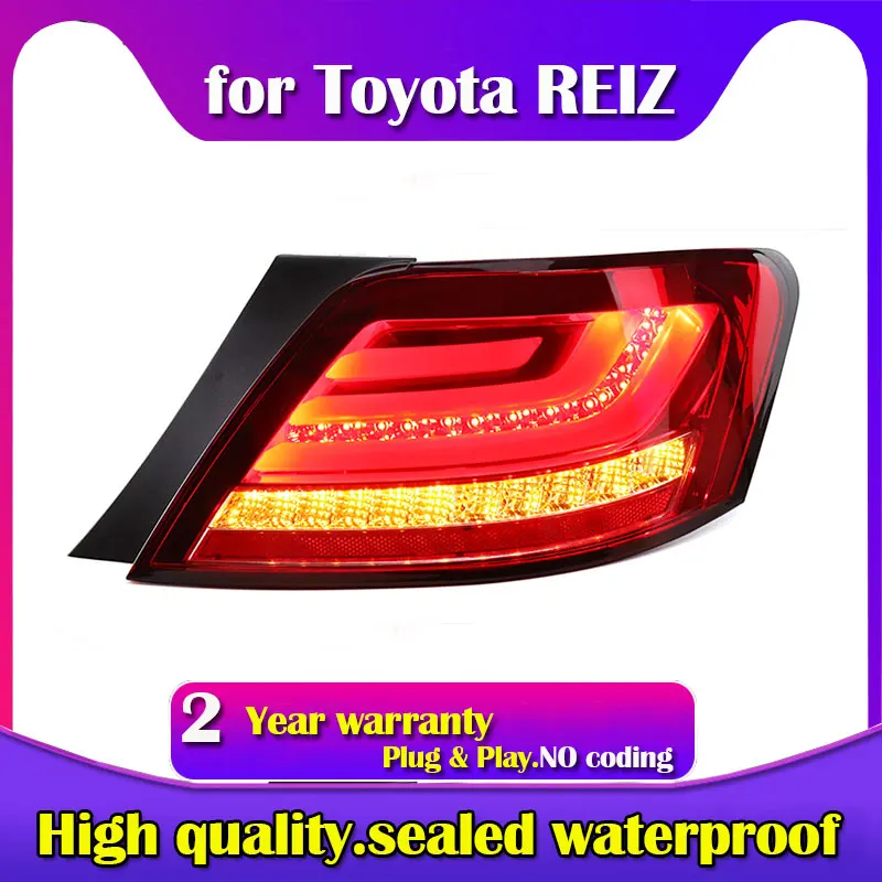 

Задние фонари автомобиля для Toyota Reiz Mark X, задний фонарь 2005 2006 2007 2008 2009, светодиодный стоп-сигнал в сборе Plug and Play