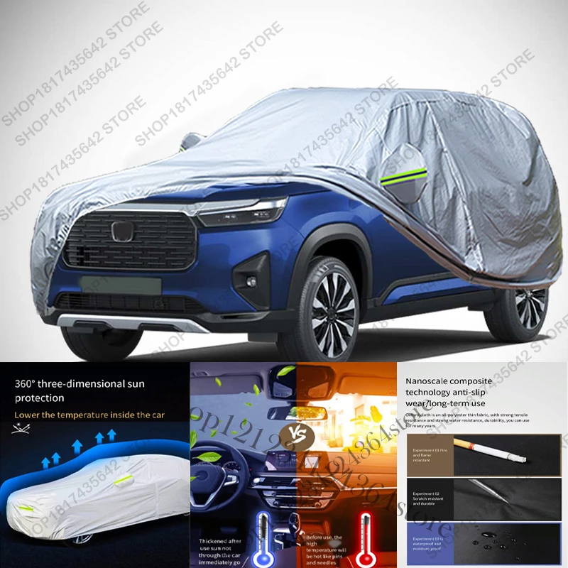 Full Car Cover Compatible with Honda Elevate 2023-2025 All-Weather Sun Rain UV Dust Proof Rain Outdoor Indoor Protect