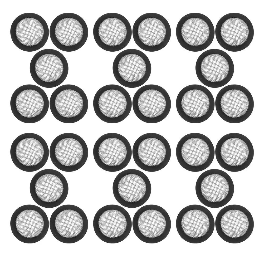 

30pcs Stainless Steel Mesh Hose Washers Enhanced Rubber Sealing Gaskets Leak-Proof O-Ring Washer For Garden Shower Head 3/4 Inch