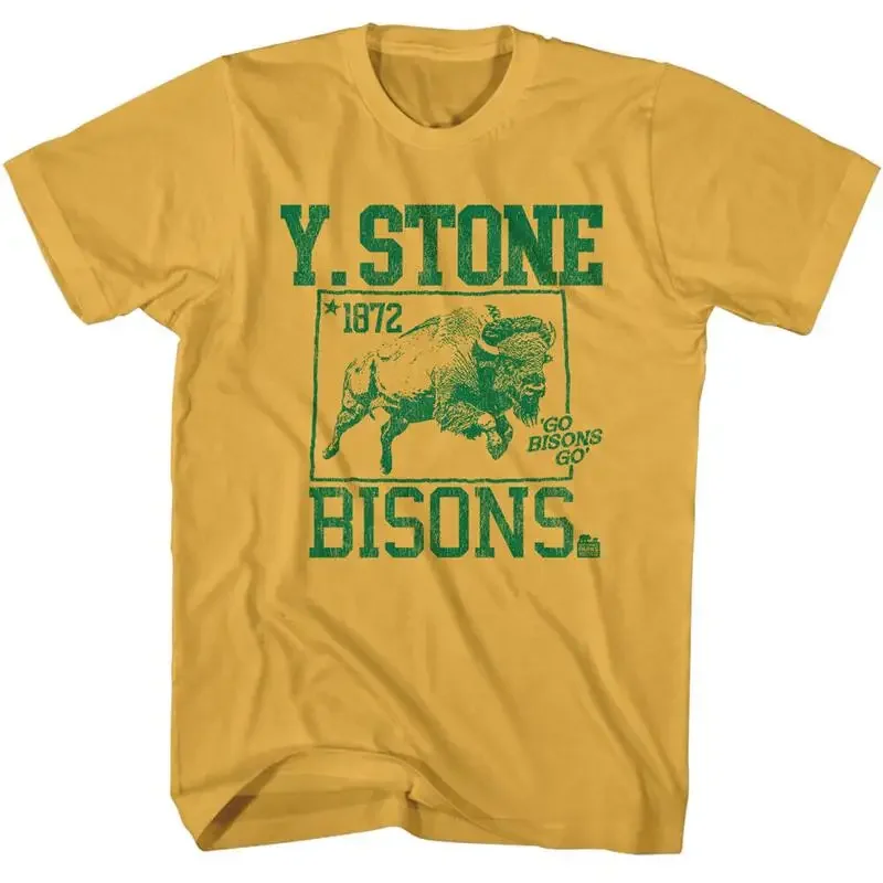 United States National Parks Y Stone Bisons 1872 Go Men's T Shirt