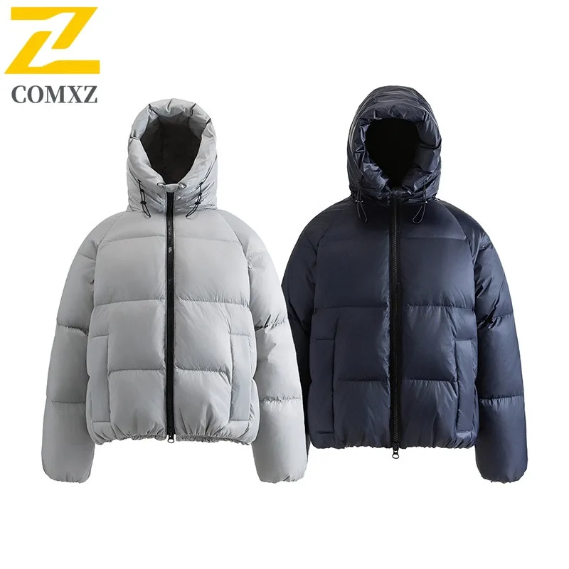 

COMXZ Men Parker Coat Outdoor Workwear Ski Travel Warm Windproof Snow Cotton Padded Jacket High Quality Street Puffer Jackets