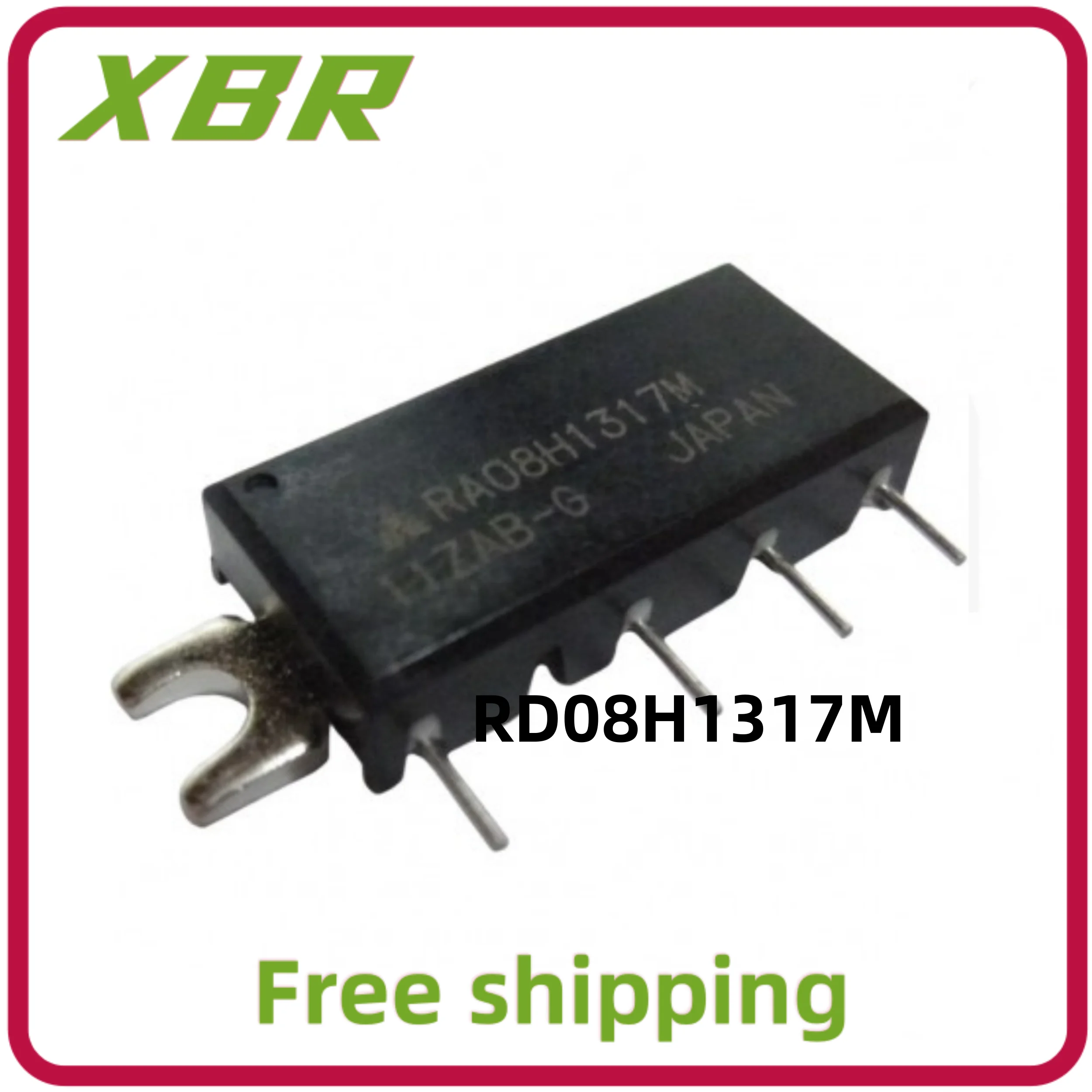 

1/5/10 pcs RA08H1317M H46S RD08 RF MOSFET 135-175MHz 8W free shipping original for sale