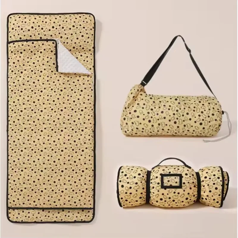 

Eco Friendly Recycled Wholesale Cartoon Pattern Rollable Toddler Nap Mat Kid Baby Sleeping Bag with Removable Pillow & Blanket