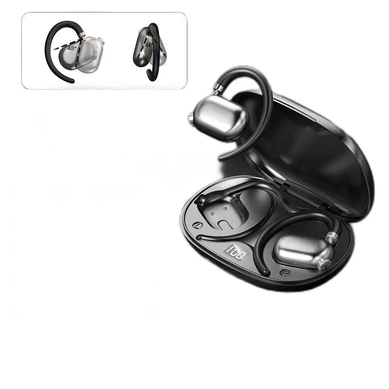 KBT KS 668 Wireless ear hook earphones with HD sound beam directional sound transmission technology.New Bluetooth 5.4 chip.