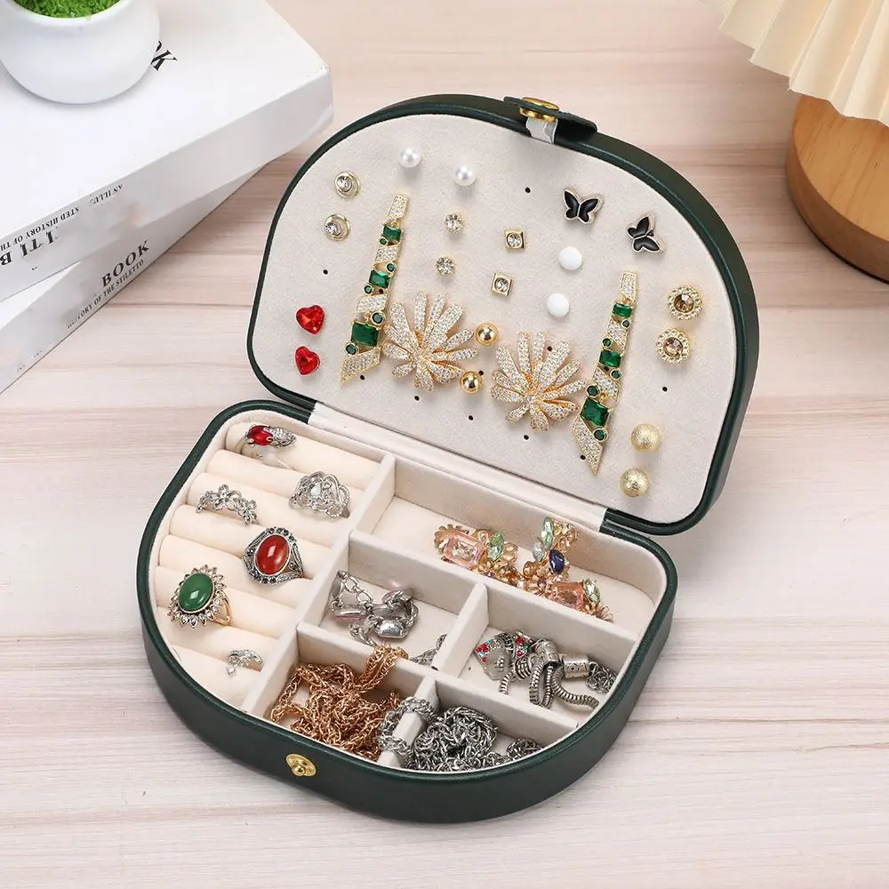 

PU Leather Jewelry Packing Bag Bracelet Rings Necklace Jewelry Display Box Organizer Large Capacity Jewelry Holder Vacation