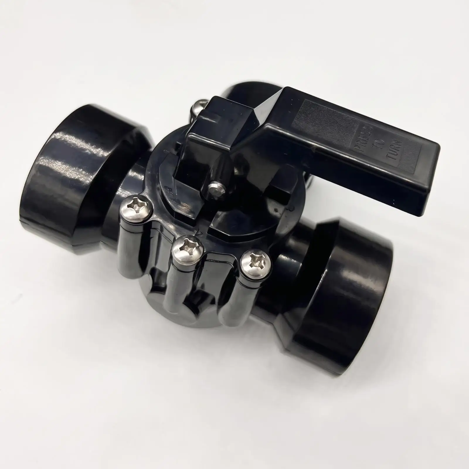 Pump Diverter Valve Three Way Port Selector for Pool Spa Plumbing with Secure Screw Fasteners