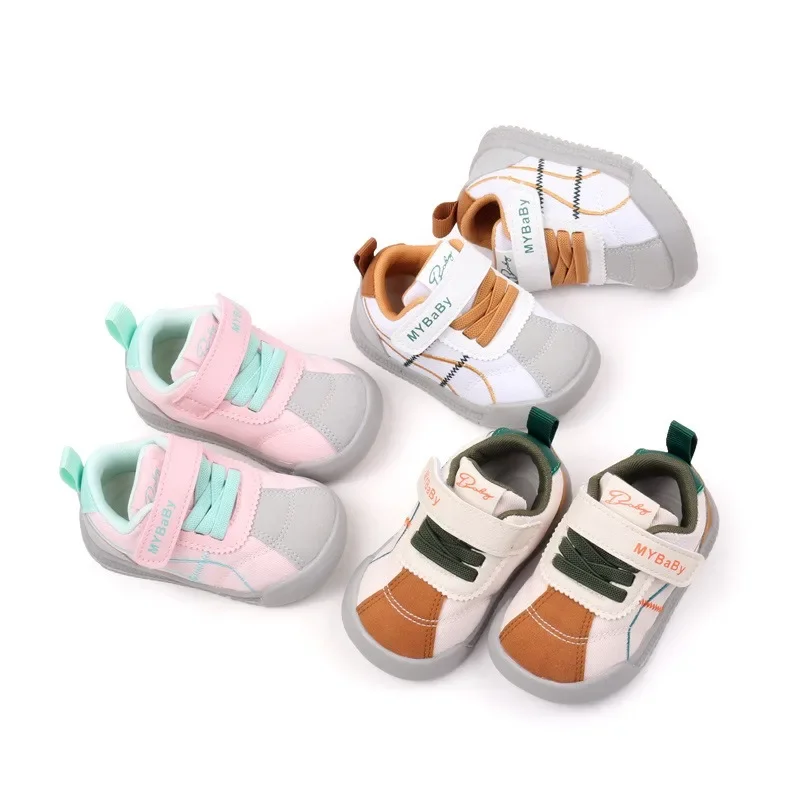 Spring and Autumn Style 1-2 Year Old Trendy Versatile Baby Functional Shoes, Anti Slip Baby Shoes Toddler Girl Shoes  Boys Shoes