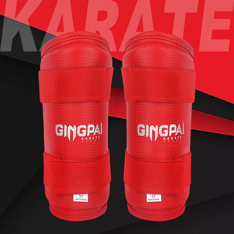 GINGPAI Karate protective gear, thickened and shaped arm guard, Karate adult and children's competition training equipment