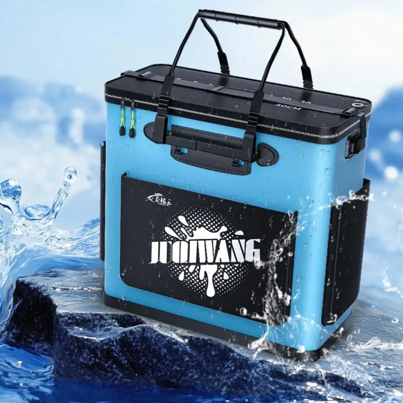 

Многофункциональное рыболовное ведро-рюкзак 3-в-1 из ЭВА большой вместимости (42-53 см) для живой рыбы, портативная сумка для хранения, снаряжение для кемпинга и рыбалки