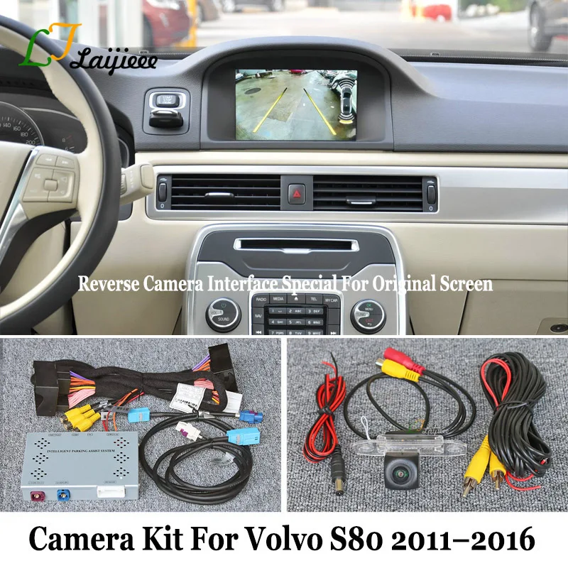 

For Volvo S80 2011~2016 HD Night Vision Parking Aid Backup Front Rear View Camera Kit Compatible With The OEM Display Screen