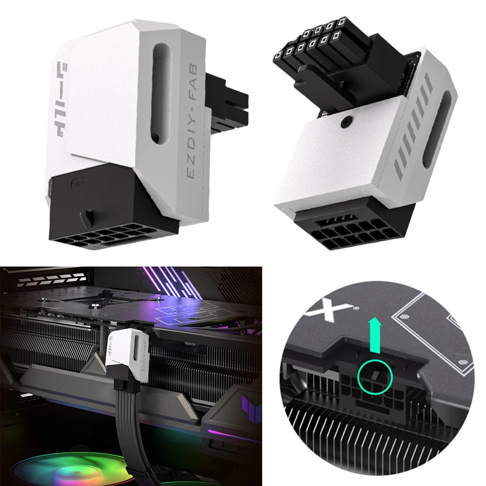 

600 Вт, 12 + 4-контактный разъем питания графического процессора, 16-контактный 12VHPWR PCI-e 5,0, 16-контактный адаптер питания для RTX 3090Ti 4070Ti 4080 4090, графическая карта