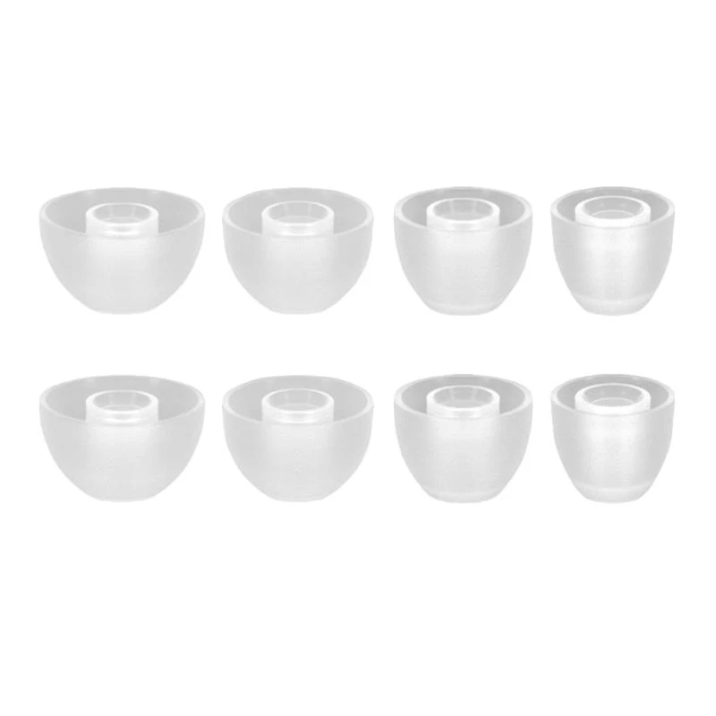 652F Eartips Soft Silicone Earbuds Covers For In Ear Headphones Secure and Durability Use 4Size 8PCS