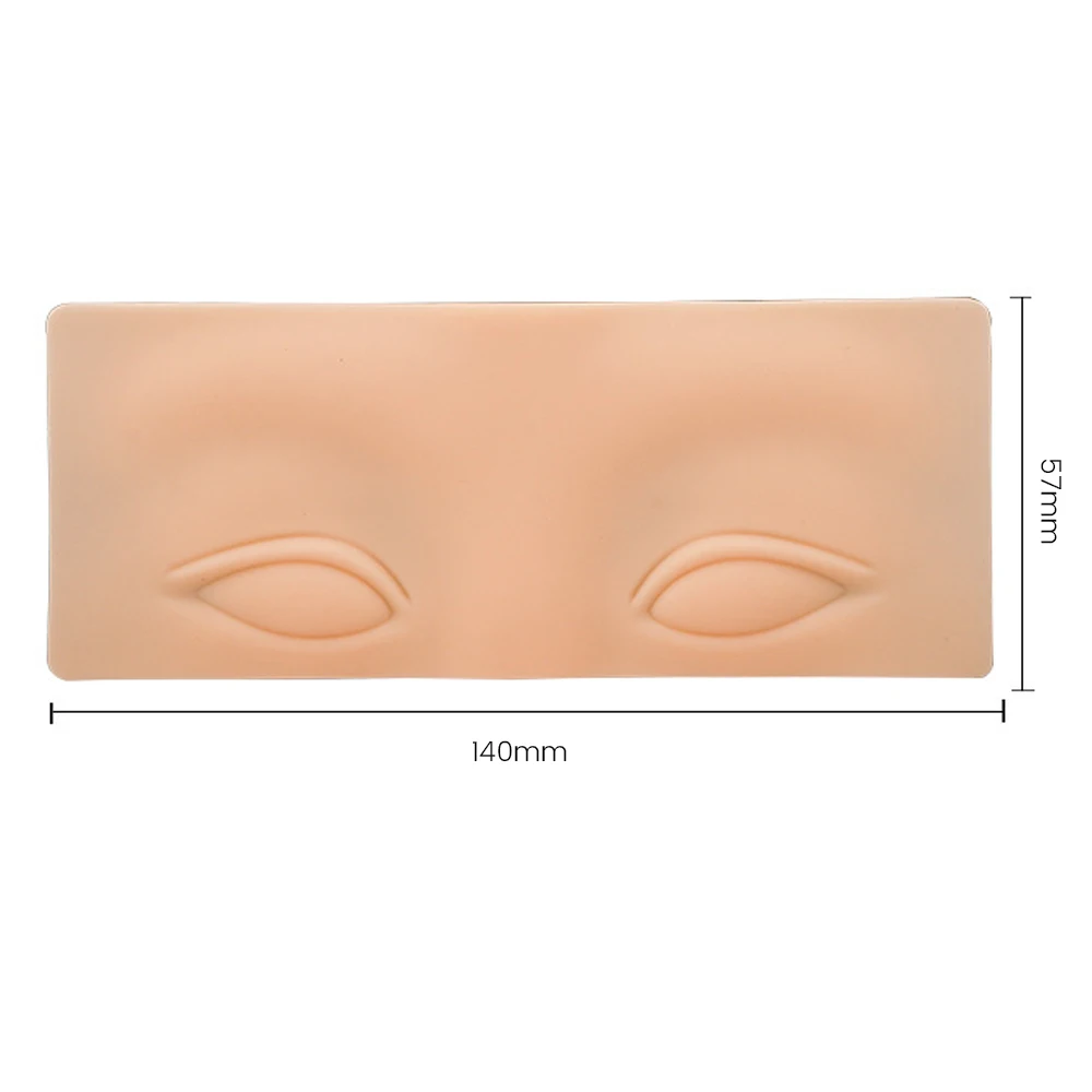 Riutilizzabile 3D Trucco Cosmetico Pratica Maschera Bordo Pad Pelle Occhio Sopracciglio Soluzione Manichino Silicone Per MicrobladingTraining Fornitura