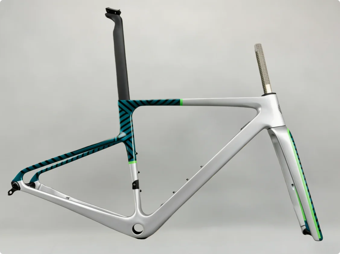 

2025 Carbon Road Frame Disc Cycling Bike T1000 Light Weight Disk Brake Bicycle Racing