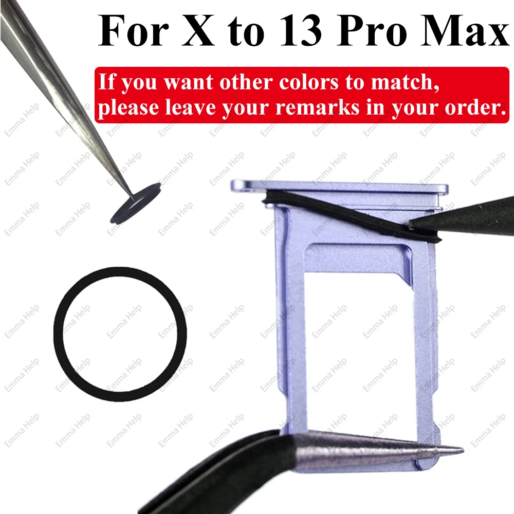 12pcs Single Sim Card Reader Connector Flex Cable For iPhone 13 12 11 14 Pro Max XR Dual Sim Card Tray Slot Holder Adapter