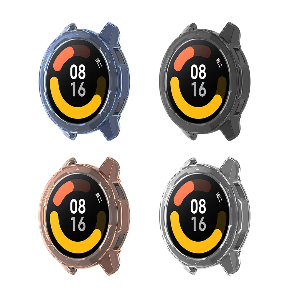 Smartwatch-Schutzhülle für Xiaomi Watch Color 2, TPU-Stoßstangenschale, Rundum-Schutzhülle