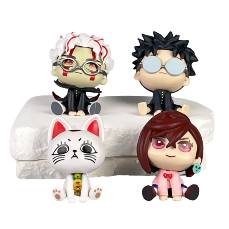 أنيمي الشكل 4 قطعة الطريق السريع الجدة Ayase مومو Okarun لطيف Q طبعة عمل نموذج لجسم تمثال الديكور سيارة دمية لعبة المشجعين الهدايا