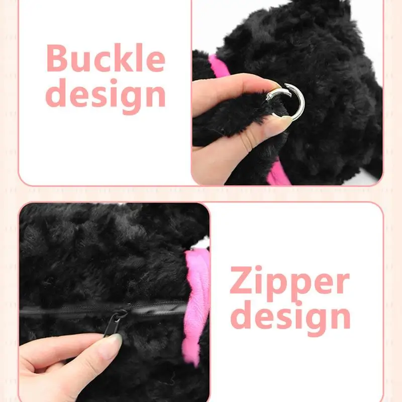 Tissue Box For Car Cartoon Cat Tissue Holder Car Accessories Decorative Plush Animals Cute Decor Storage Container Napkin