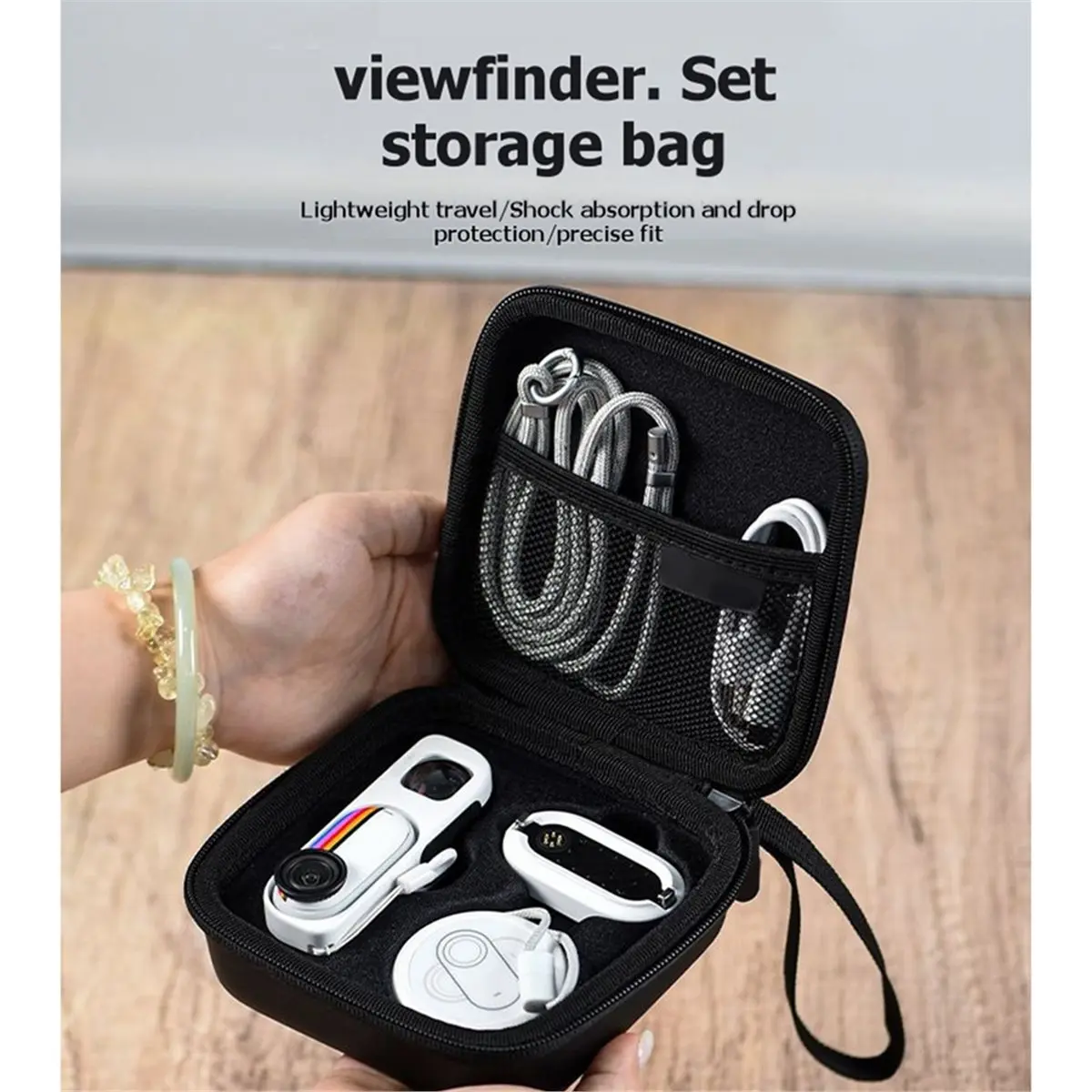 Dynamic Portable Storage Bag for Insta360 GO 3S Travel Carrying Case Shockproof Protective Box for GO 3S Camera Accessories
