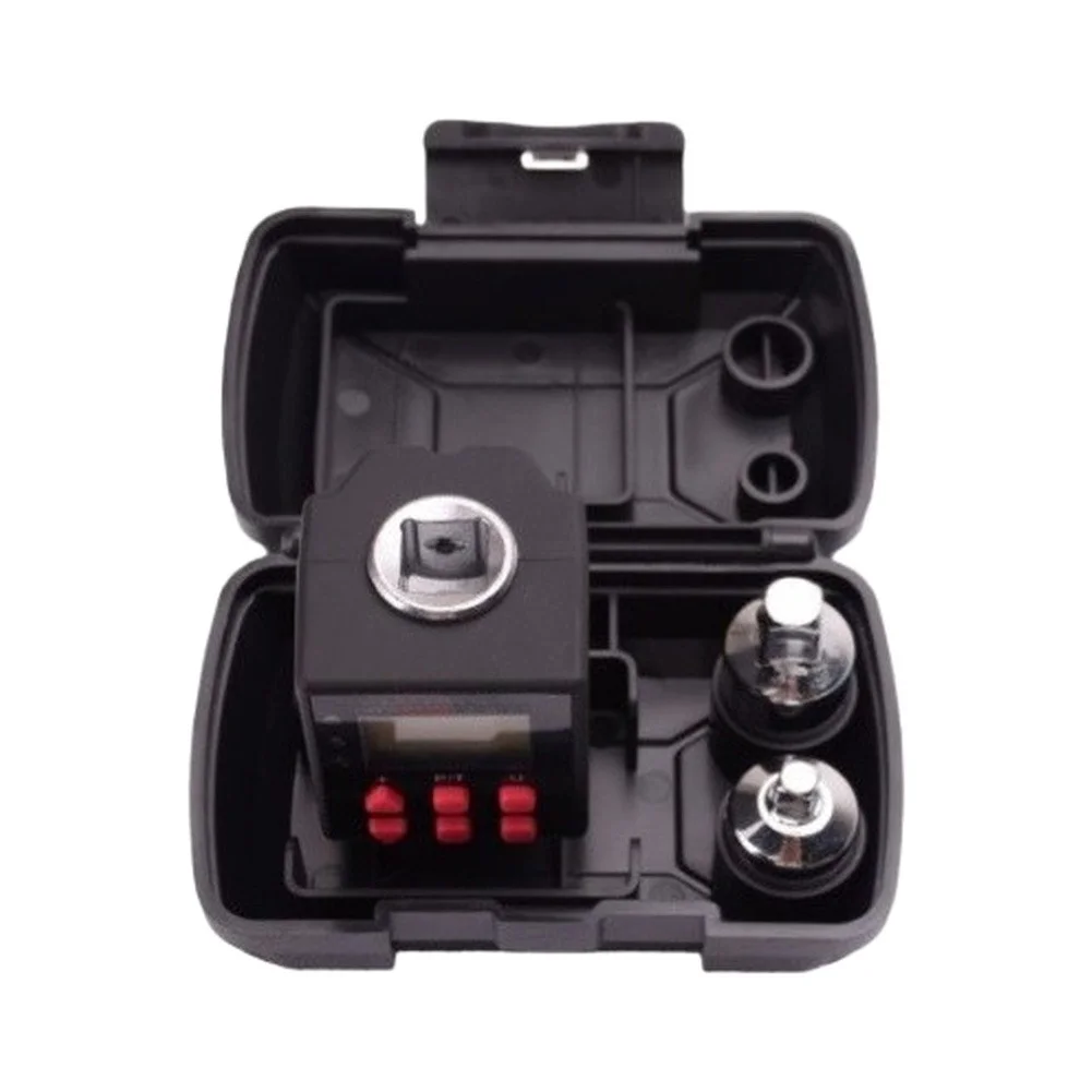 2Pcs Digital Torque Wrench Adapter 1/2 Inch With 1/4 3/8 Socket For Car Repair Power Tool Accuracy Gauge Black