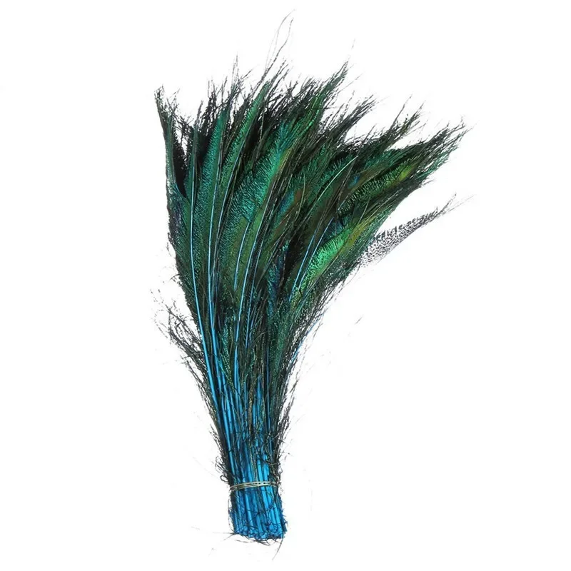20 Stück/Lot Pfauenfedern Flügel 30-35cm/12-14" Hochzeits-Federdekoration Natürliche Federn für Bastelarbeiten Karnevalszubehör Plumas – Detail 5