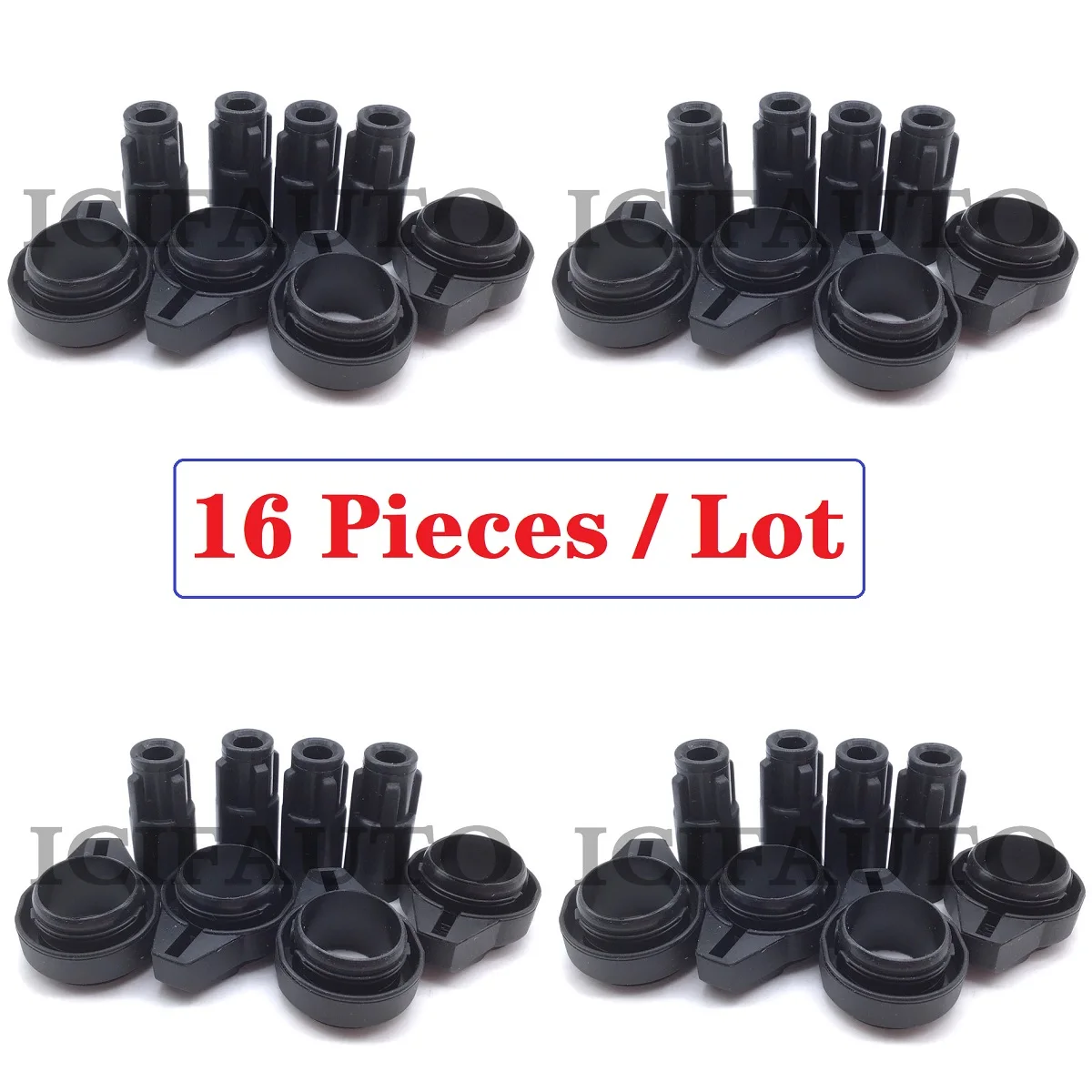 16 x Ignition Coil Rubber Boot Pack for BMW E39 E46 E53 E60 E63 E65 E66 E83 E90 1 3 5 M3 X3 X5 Z3 Z4 12131712219, 12131712223