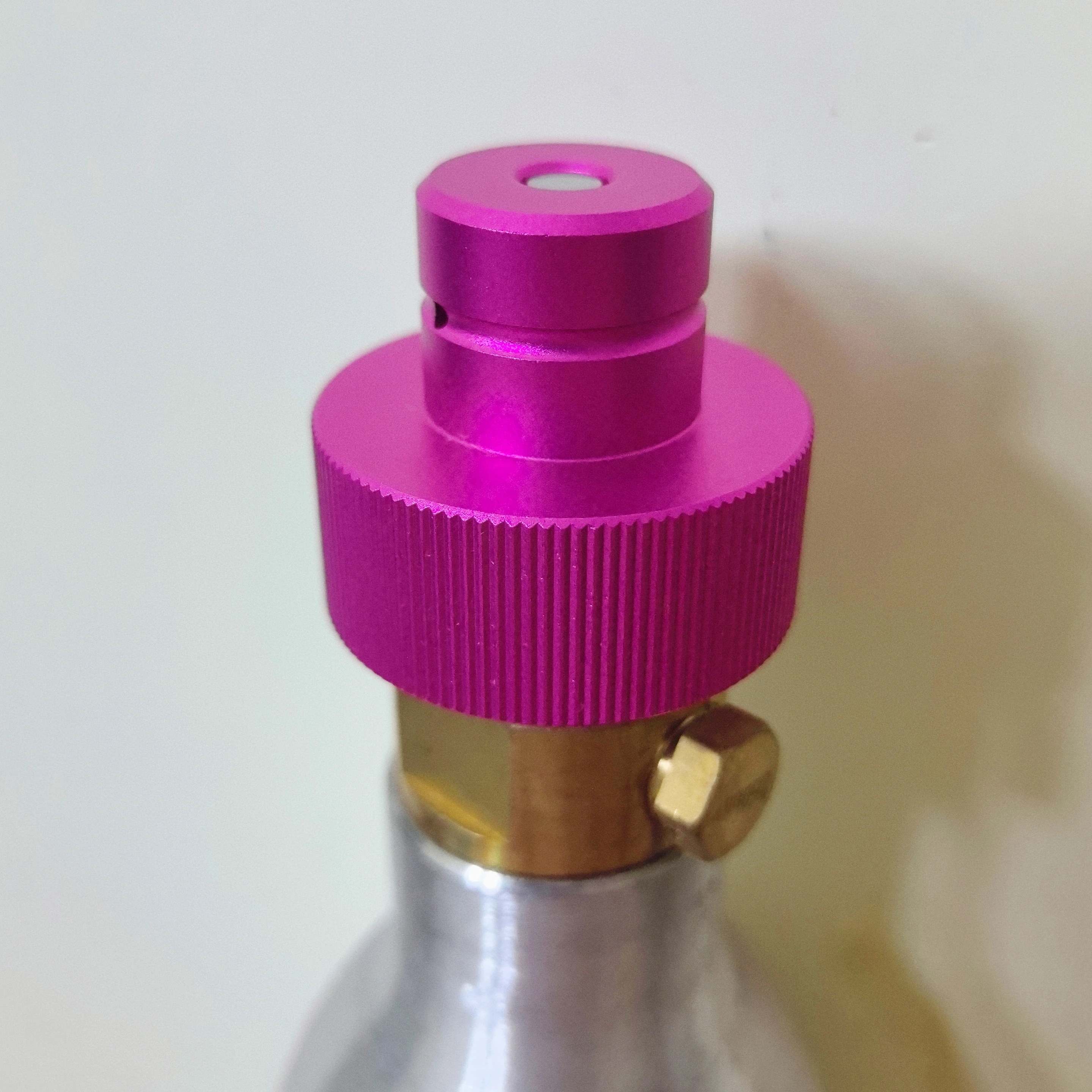 

Soda Maker Valve Refill Adapter Good Sealing Fast Adapter Connection Connect CO2 Cylinder with TR21-4 Thread for DUO Terra Art