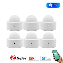 Tuya Zigbee-Mini détecteur de mouvement PIR intelligent, capteur infrarouge du corps humain, application Tuya, télécommande, vie intelligente, besoin de passerelle Zigbee