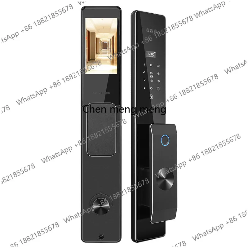 Automatic smart lock Home password lock Visual cat eye facial recognition fingerprint lock