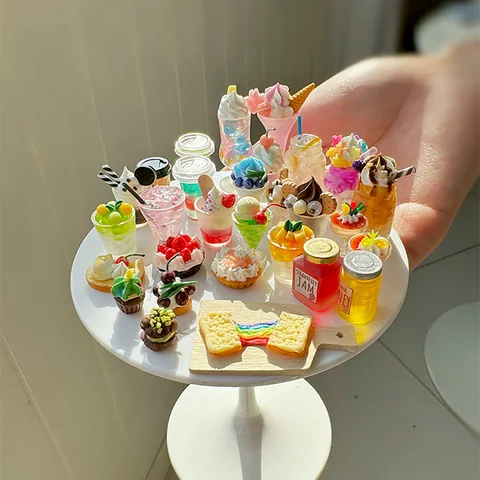 Миниатюрный набор мебели для кукольного домика 1/6