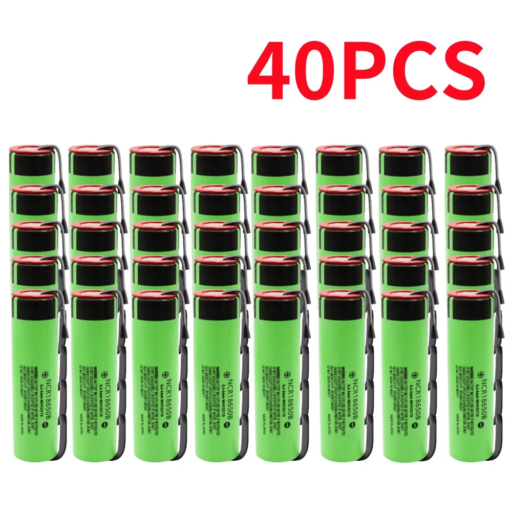 New 100% full capacity 18650 NCR18650B rechargeable lithium-ion battery 3.7V 3400mAh battery DIY nickel sheet