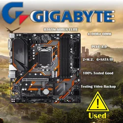 GIGABYTE  B365M AORUS ELITE Micro ATX Intel B365 M.2 SSD New 64G Double Channel Support 8 9 Gen LGA 1151 CPU Motherboard