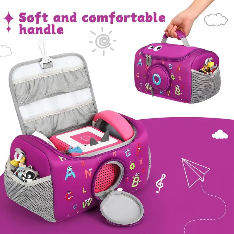 

Musical Toy Storage Bag Travel Carrying Bag for Toniebox Organizer Case Storage Holder Box for Tonies Characters & Audio Player