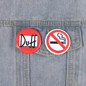 Tinplate Soft Button Pin, Animação Broche Animal Bonito, Roupas Funny Metal Hat Collar, Presente Criativo Da Jóia, Lapela Pin Badge, 2022 12 principais vendas alfinete de gola - №11