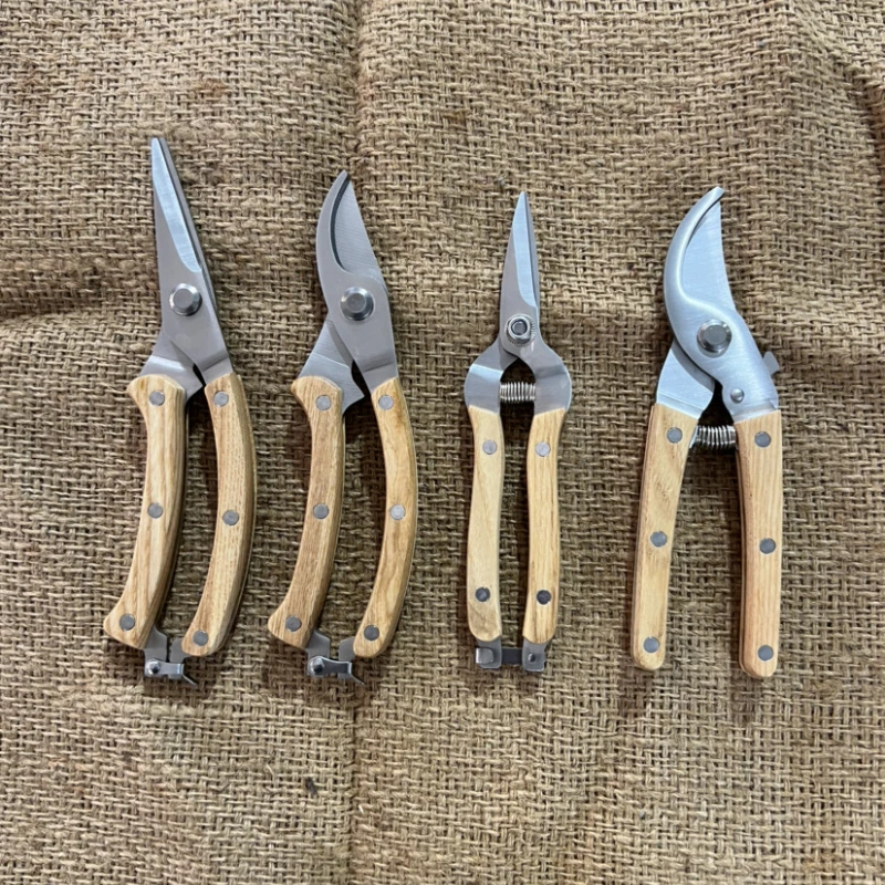 Garden Colored Wood Gardening Scissors Fruit Tree Pruning Scissors Household Garden Branch Scissors Tool Trimming Scissors