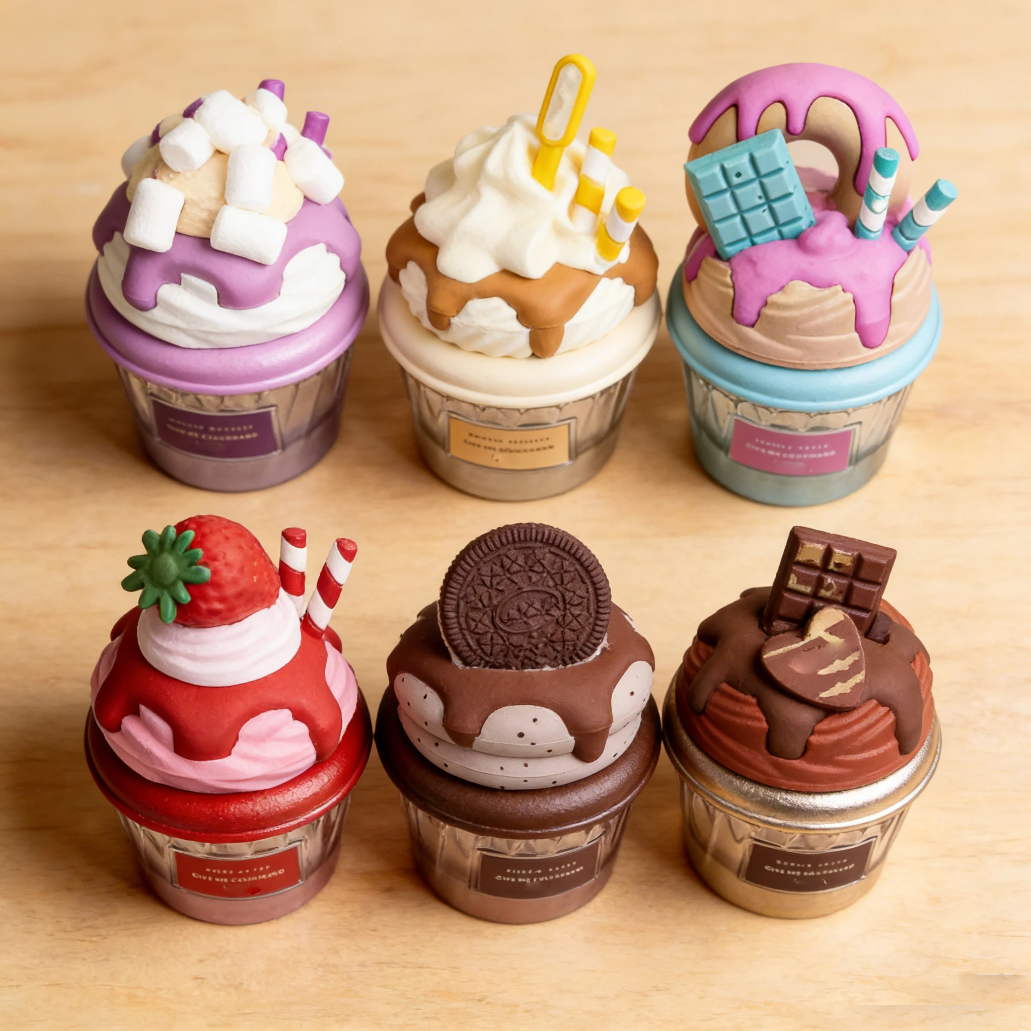 

Give Me Gourmand Women's Perfume Set 6pcs - a Collection of Six Delectable Fragrance Styles