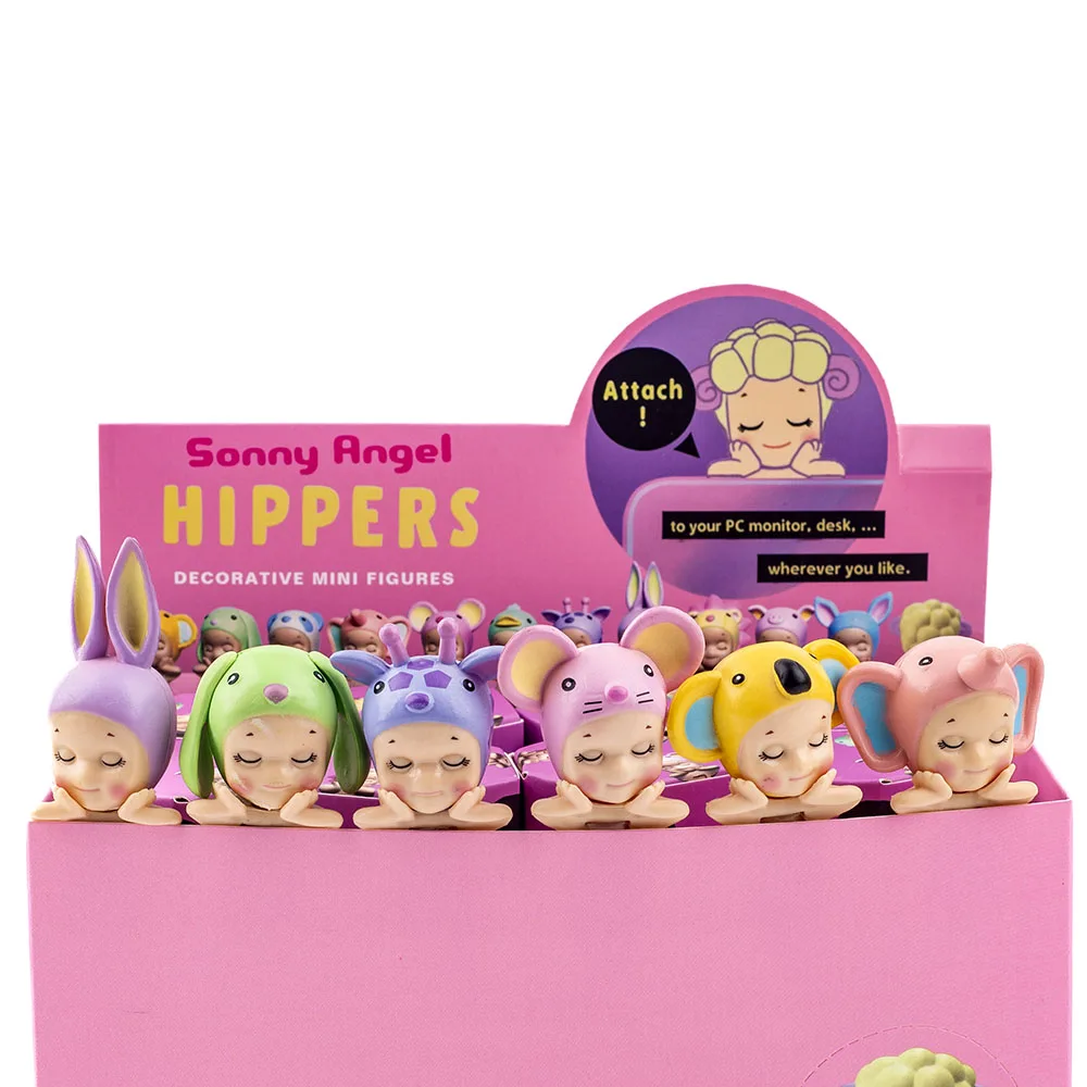 

Sonny Angel Cute Computer Mobile Phone Sticker Decoration Animal Design Lying Position Doll Toys Gift