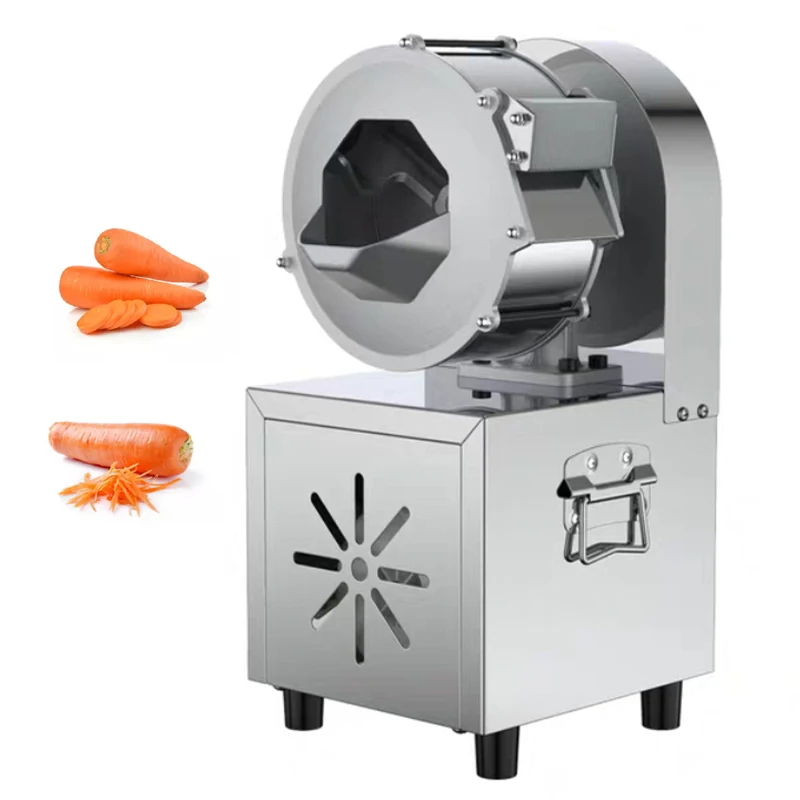 Affettatrice elettrica commerciale Patate Ravanello Cetriolo Trituratore Cipolla Tagliatrice Multifunzione Tagliaverdure