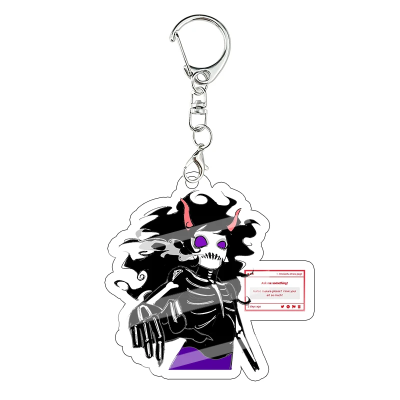 Homestuck AdiosToreador Dave Acryl-Schlüsselanhänger Dekorationszubehör Anhänger Schlüsselanhänger Figuren Mädchen Tasche Geburtstagsgeschenk – Detail 17