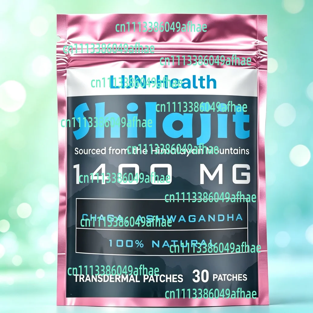 30 Patches Shilajit Transdermal Patches With Fulvic Acid, Shilajit For Men & Women, Energy & Immune Support