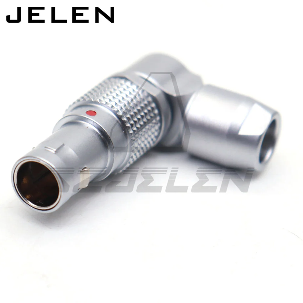 Adjustable Right-Angle black FSG 0B 2 3 4 5 6 7 9pin Plug  for Sound Devices Arri Alexa Camera Timecode, Teradek Bond Bolt Pro - Image 2