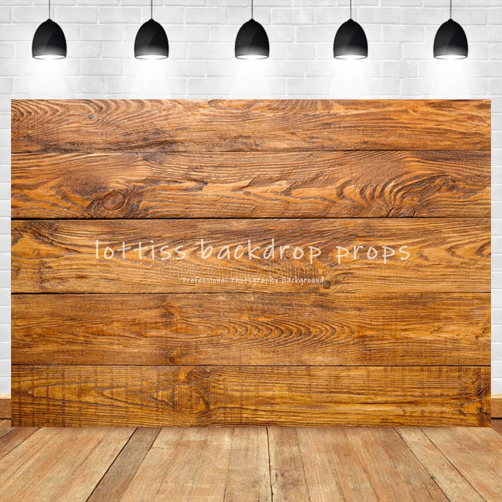 Brown Wood Board Photography Backdrops Dark Brown Wooden Floor Prop Adult Kids Portrait Photocall Broken Wood-board Background