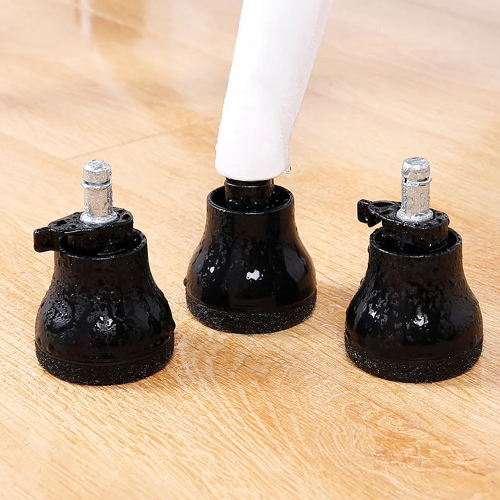 

5pcs Office Chair Wheels For Carpet Furniture Wheel Stoppers Bed Wheel Stopper Chair Casters Replacement Rolling Furniture