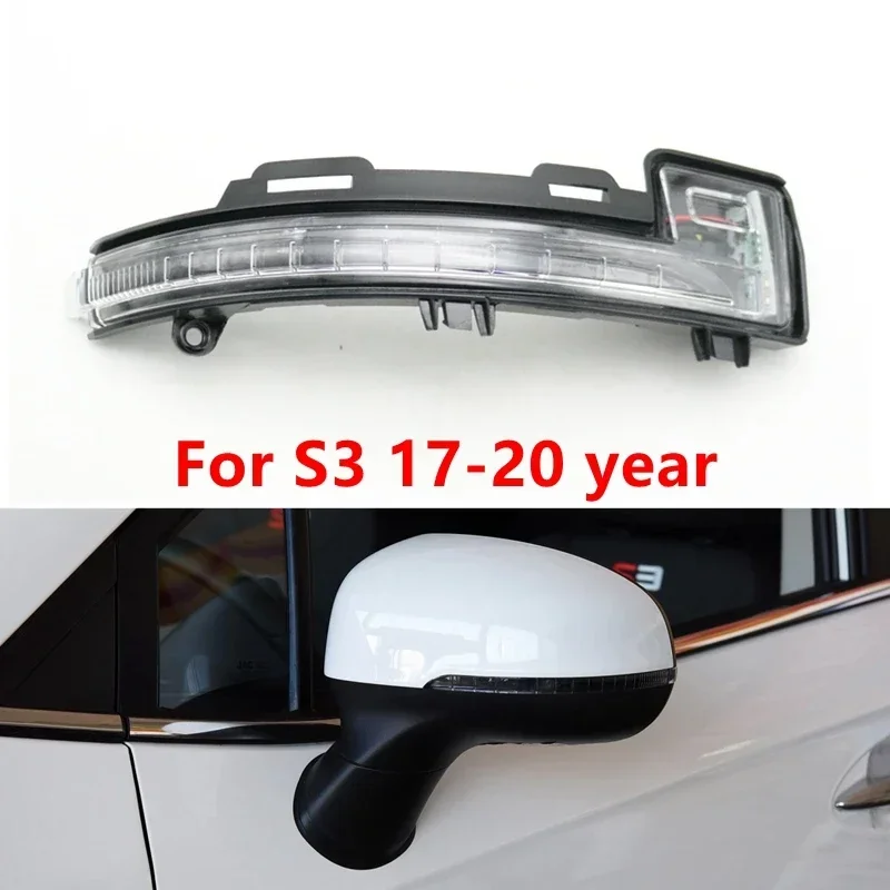 Car Side Reverse LED Flashing Indicator Lamp Rearview Mirror Turn Signal Light For JAC S2 T40 S3 S4 JS4 S5 M5