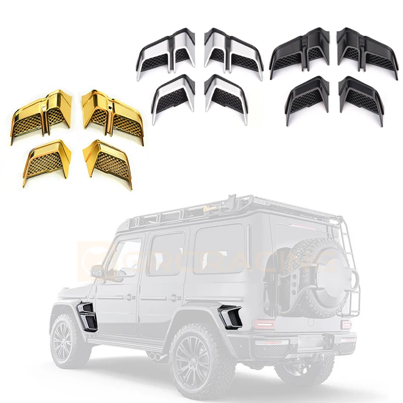 1 Set Wheel Eyebrow Ventilate Grille for 1/10 RC Crawler Car Traxxas TRX4 G500 TRX6 G63 Diy Parts