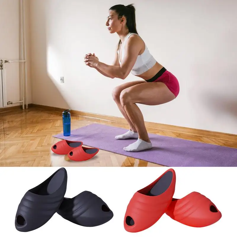 Women Massage Slippers Ergonomic Thick Sole Fitness Shaking Slides Shoes Sculpting Hip And Legs Slimming Yoga Massage Shoe