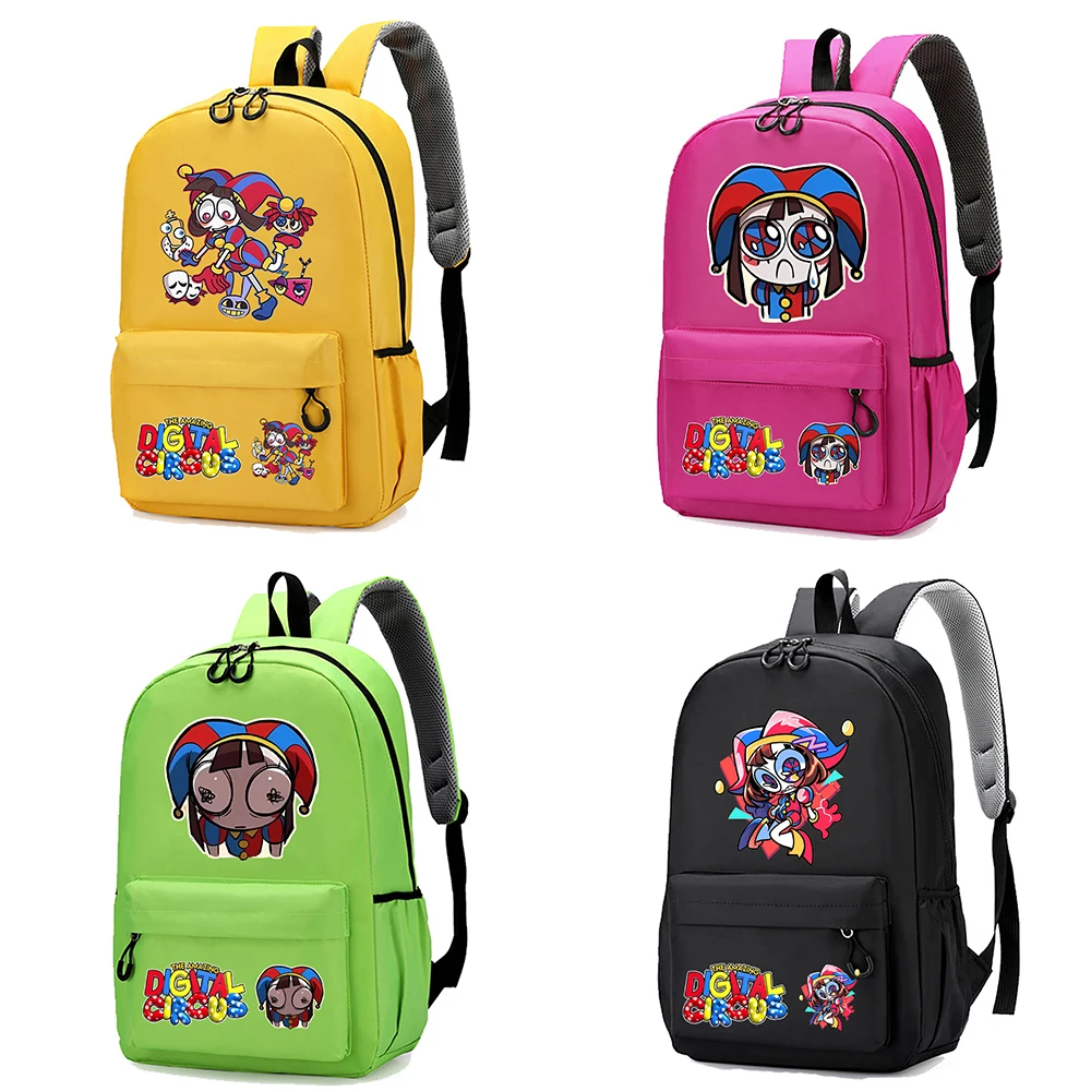 The Amazing Digital Circus SchoolBag School Bookbag Large-capacity Kids Backpack Knapsack High-quality Backpack Laptop Bag Gifts