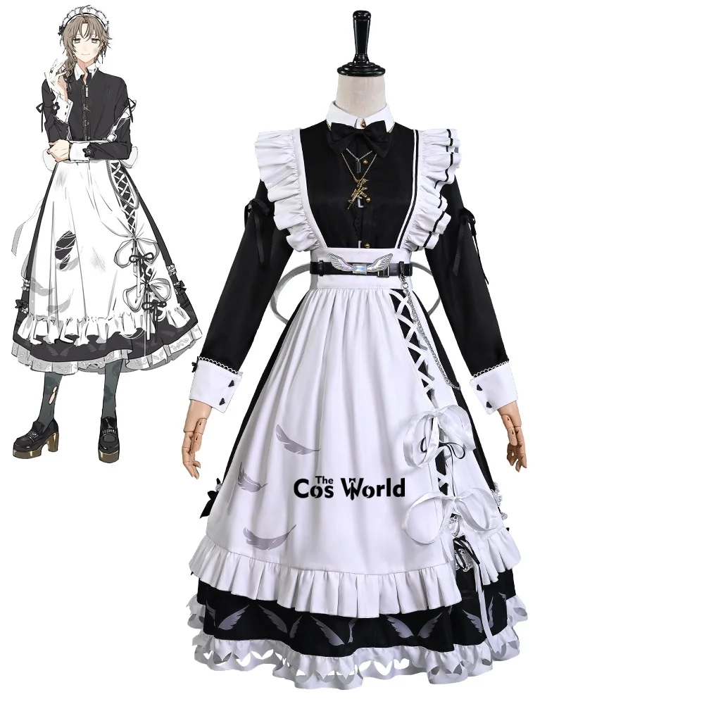 الظاهري YouTuber Vtuber NIJISANJI Kanae Kanakana خادمة ملابس أنيمي تأثيري ازياء