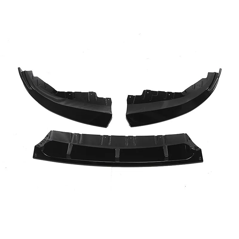 Front Bumper Lip Spoiler Diffuser Splitter Body Kit Aprons Cover Guard Trim For BMW 4 Series G26 i4 M50&G24 Gran Coupe 2021-2024