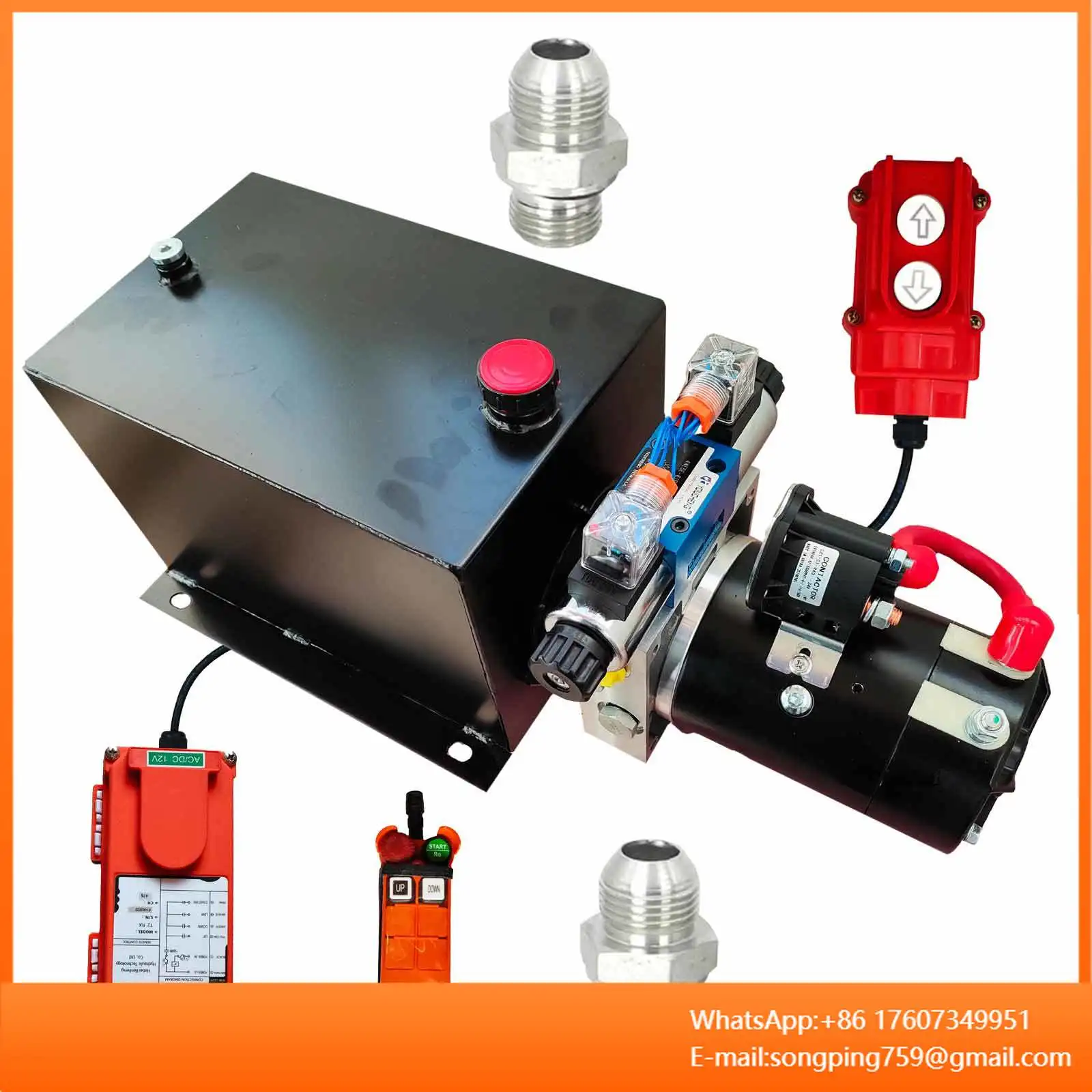 

Dual-output 1600-watt Remote-controlled Hydraulic Power Unit, Factory Direct Sales.